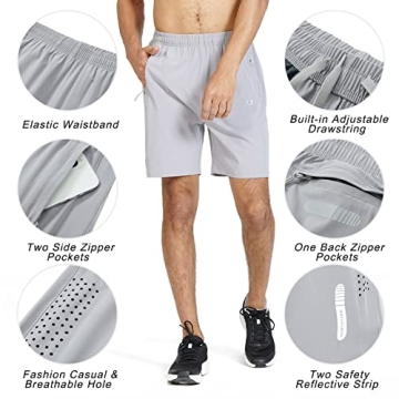 NORTHYARD Men's Quick Dry Athletic Running Shorts