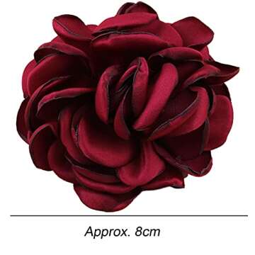 Huralona Satin Ribbon Flowers - Perfect for Crafts & Weddings