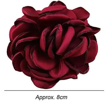 Huralona Satin Ribbon Flowers - Perfect for Crafts & Weddings