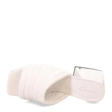 Circus NY by Sam Edelman Women's Marlie Slide Sandal, White, 8.5 US