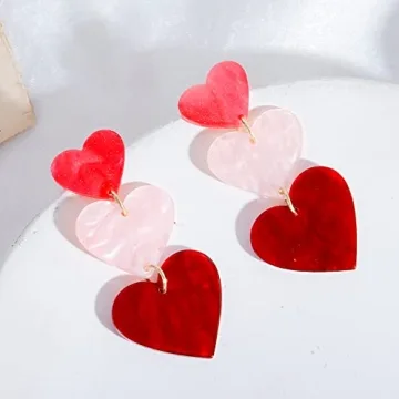 Heart Earrings for Women - Stylish Valentines Day Gifts