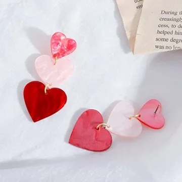 Heart Earrings for Women - Stylish Valentines Day Gifts