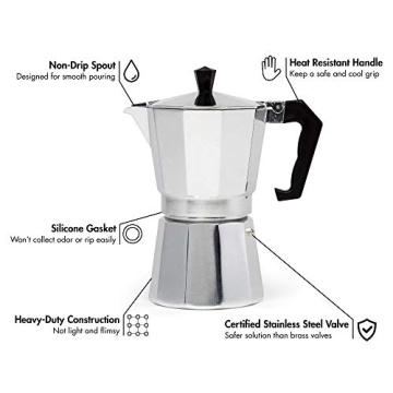 Primula Classic Stovetop Espresso Maker for Coffee Lovers