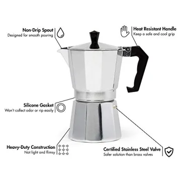Primula Classic Stovetop Espresso Maker for Coffee Lovers