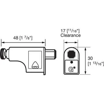 Soft-Close Cabinet Door Dampers - Adjustable Speed, 5-Pack