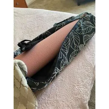 ELENTURE Yoga Mat Bag for Women & Men,Travel Yoga Gym Bag for 1/4" 1/3" Thick Exercise Yoga Mat, Full-Zip Yoga Mat Carrier Bag for Class workout Bachelorette with Pockets and Adjustable Strap