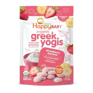 Happy Baby Organic Greek Yogis Freeze-Dried Snacks for All Ages