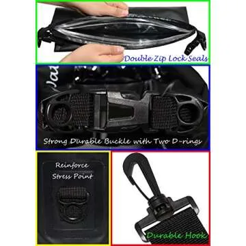 Freegrace Waterproof Dry Bags Set for All Water Activities