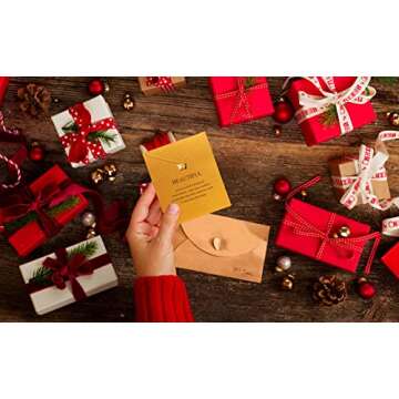 Hundred River Friendship Anchor Compass Necklace Good Luck Elephant Pendant Chain Necklace with Message Card (gold butterfly)