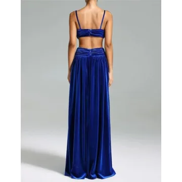 Elegant BELLA BARNETT Velvet Dress for Women Evening Party