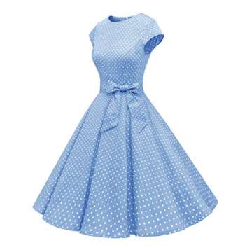 Vintage Cocktail Party Dress - 1950s Retro Style for Women