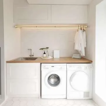 AIZESI Gold Tension Curtain Rod - Adjustable 30-63 Inch