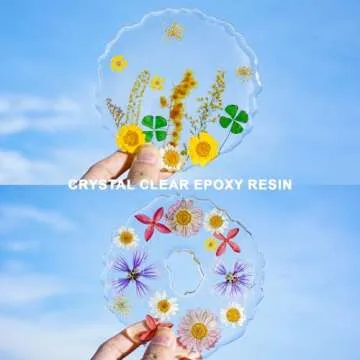 LET'S RESIN Crystal Clear Epoxy Resin, 32oz Bubbles Free Epoxy Resin, Table Top & Bar Top Casting Resin, Clear Epoxy Resin for Art Crafts