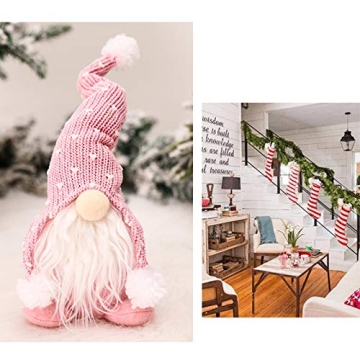 Handmade Plush Christmas Gnome Dolls - 3Pcs Set