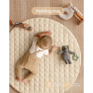 Blissful Diary Baby Play Gym Mat for Sensory Learning