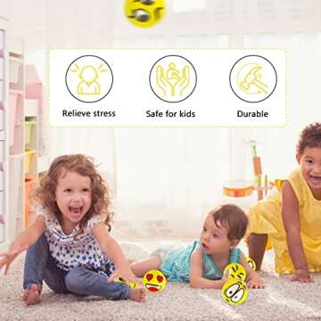 30 Pcs Face Stress Balls,2.5" Funny Face Squeeze Balls,Stress Relief Balls for Gifts,Kids,Party Favors,Present Fillers,Coworkers