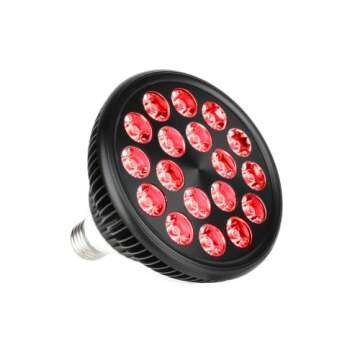 DS Picnic Red Therapy Light lamp 54 W 18 LED with Light Socket, Dual Chips Red 660 and Near Infrared 850nm Bulbs