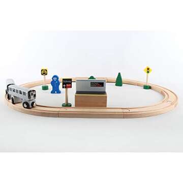 Daron NYC MTA 20Piece Wooden Subway Set