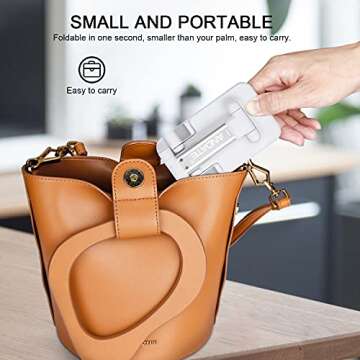 Cell Phone Stand, Angle Height Adjustable Cell Phone Stand for Desk, Fully Foldable Cell Phone Holder, Tablet Stand, Case Friendly Compatible with All Mobile Phone/iPad/Kindle/Tablet Phone Dock