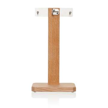 REDECKER 4-Piece Oiled Beechwood and Stainless Steel Espresso Set with Pig Bristle and Horsehair Coffee Brushes