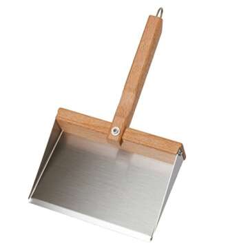 REDECKER 4-Piece Oiled Beechwood and Stainless Steel Espresso Set with Pig Bristle and Horsehair Coffee Brushes