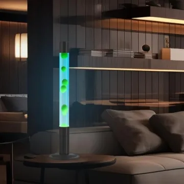 Liquid Motion Lamp 30-Inch Unique Blue Red Design