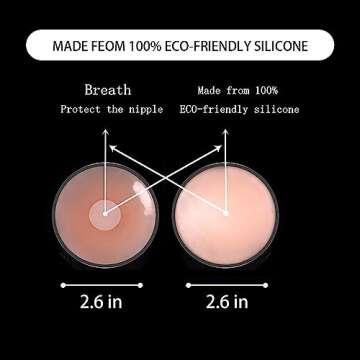 Goldfarm Nippleless Covers – Reusable Silicone Pasties