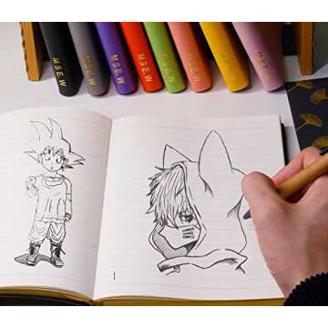 MSE.W Elegant Leather Notebook for Note Taking