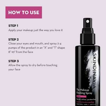 Skindinavia The Makeup Finishing Spray, Classic Setting Spray, Temperature-Control for All-Day Wear,...