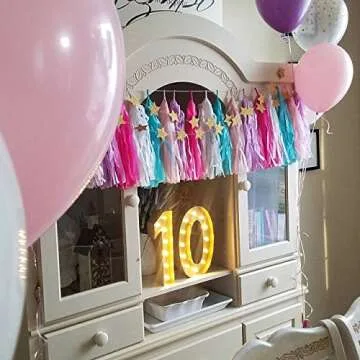 Gold Star Garland - Magical 3-Pack for Celebrations