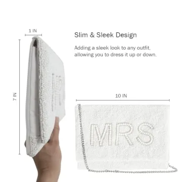 Stylish MRS Clutch for Wedding Day - Elegant Bridal Purse