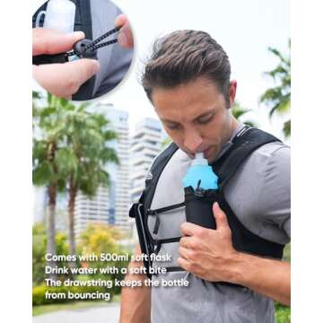Zelvot Running Hydration Vest for Comfort and Safety