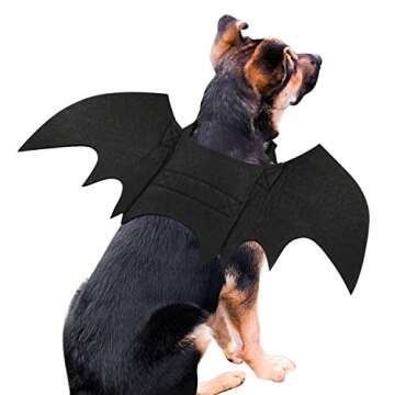 Rypet Dog Bat Costume for Halloween Fun