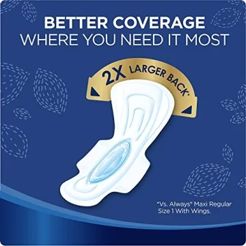 Always Maxi Size 5 Overnight Pads – 54 Count Unscented Pack