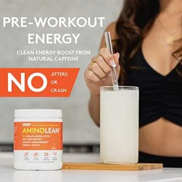 RSP NUTRITION AminoLean Vegan Pre Workout Powder