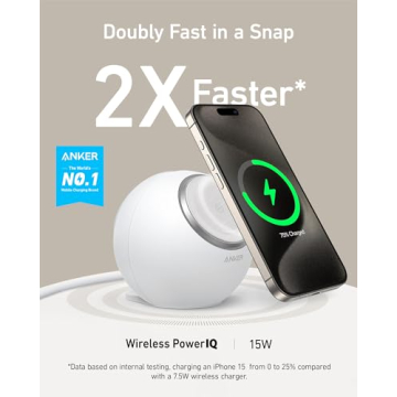 Anker MagGo Magnetic Charging Station with Wireless Charger