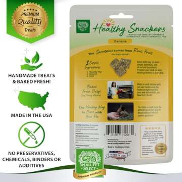 Small Pet Select Healthy Snackers Banana Treats for Pets