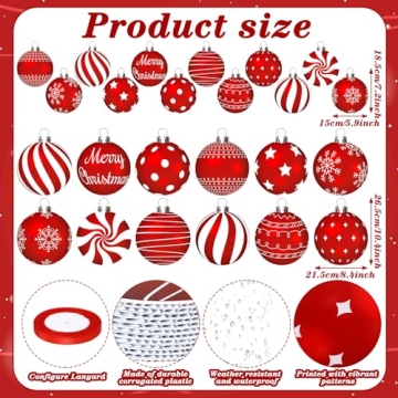 Vibrant Huwena Christmas Decorations for Your Garden