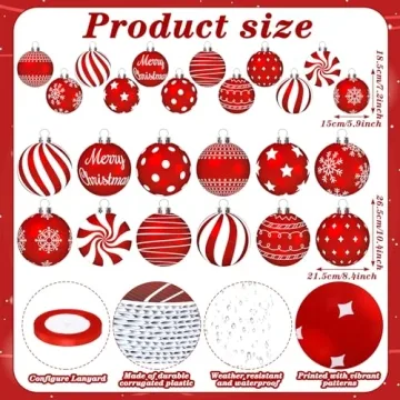 Vibrant Huwena Christmas Decorations for Your Garden