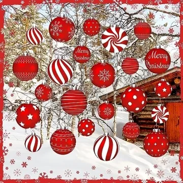 Vibrant Huwena Christmas Decorations for Your Garden