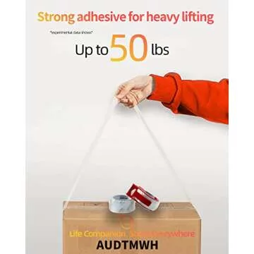 AUDTMWH Heavy Duty Packing Tape - Clear & Reliable