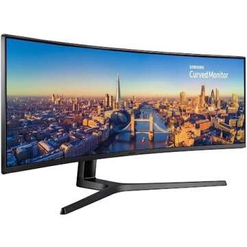 49" Curved LED Computer Monitor - Samsung Immersive Tech