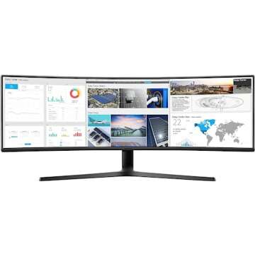 49" Curved LED Computer Monitor - Samsung Immersive Tech