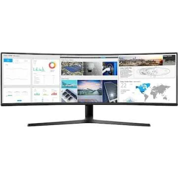 49" Curved LED Computer Monitor - Samsung Immersive Tech