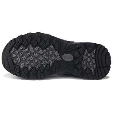 atika Men's Outdoor Hiking Sandals, Closed Toe Athletic Sport Sandals, Lightweight Trail Walking Sandals, Summer Water Shoes, Petra Black, 8