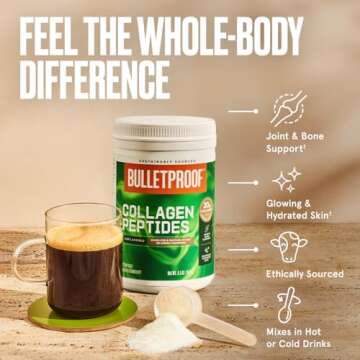 Bulletproof Collagen 18g Protein Powder, 8.5 oz, Unflavored