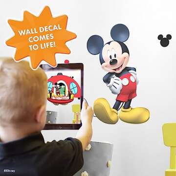 Wall Palz Disney Mickey Mouse Wall Decals for Kids