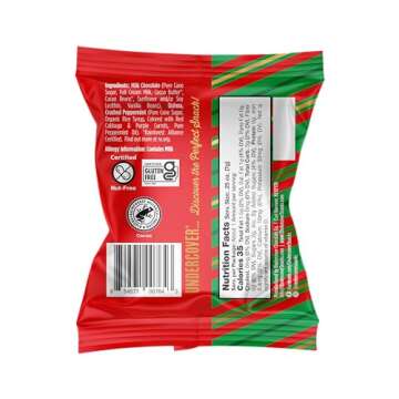 Undercover Chocolate Quinoa Crisps - Peppermint Variety Pack | 70-Count, Individually Wrapped Crisps | Gluten Free, Nut-Free, Allergen Friendly, Kosher