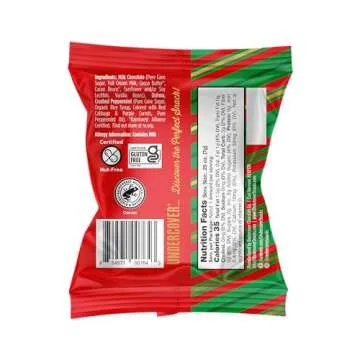 Undercover Chocolate Quinoa Crisps - Peppermint Variety Pack | 70-Count, Individually Wrapped Crisps | Gluten Free, Nut-Free, Allergen Friendly, Kosher