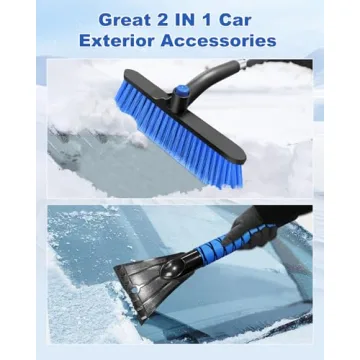 Auccutro Ice Scraper Brush with Foam Grip